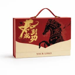 Custom Book-Style Presentation Box with Carry Handle, view 1