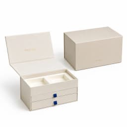 Book-Style Presentation Box with Stacked Drawers, view 1
