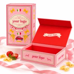 Custom Book-Style Rigid Gift Box, view 1