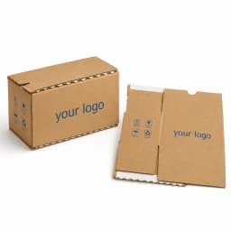 Custom Corrugated Mailer Box with Opening Detail, view 1