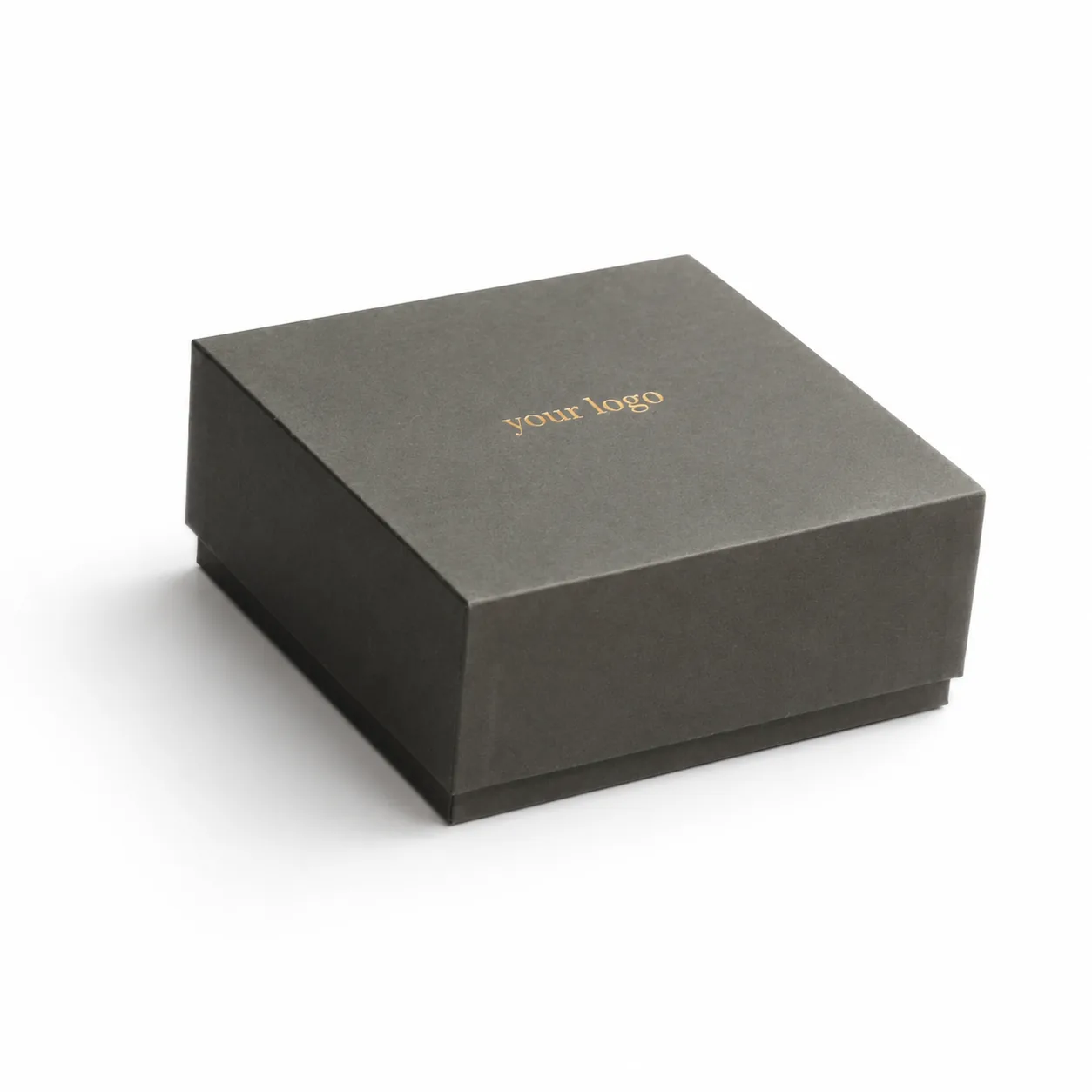 Custom Charcoal Lid and Base Gift Box, view 3