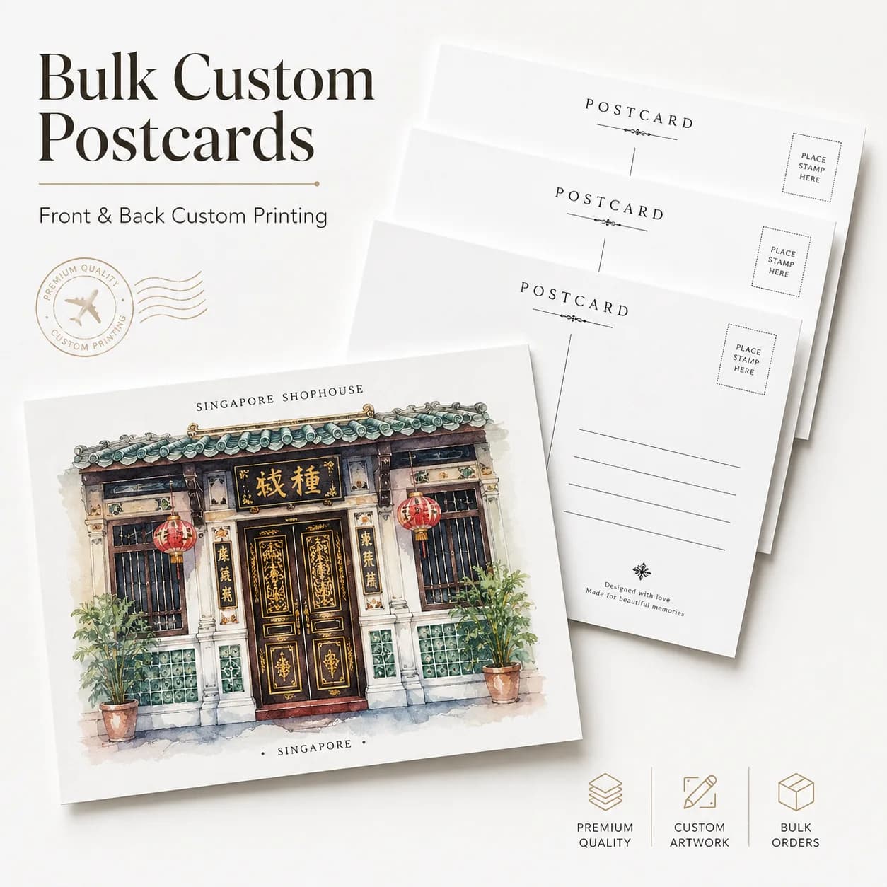 Custom Printed Postcards for Brand Promotion, selected gallery view 1