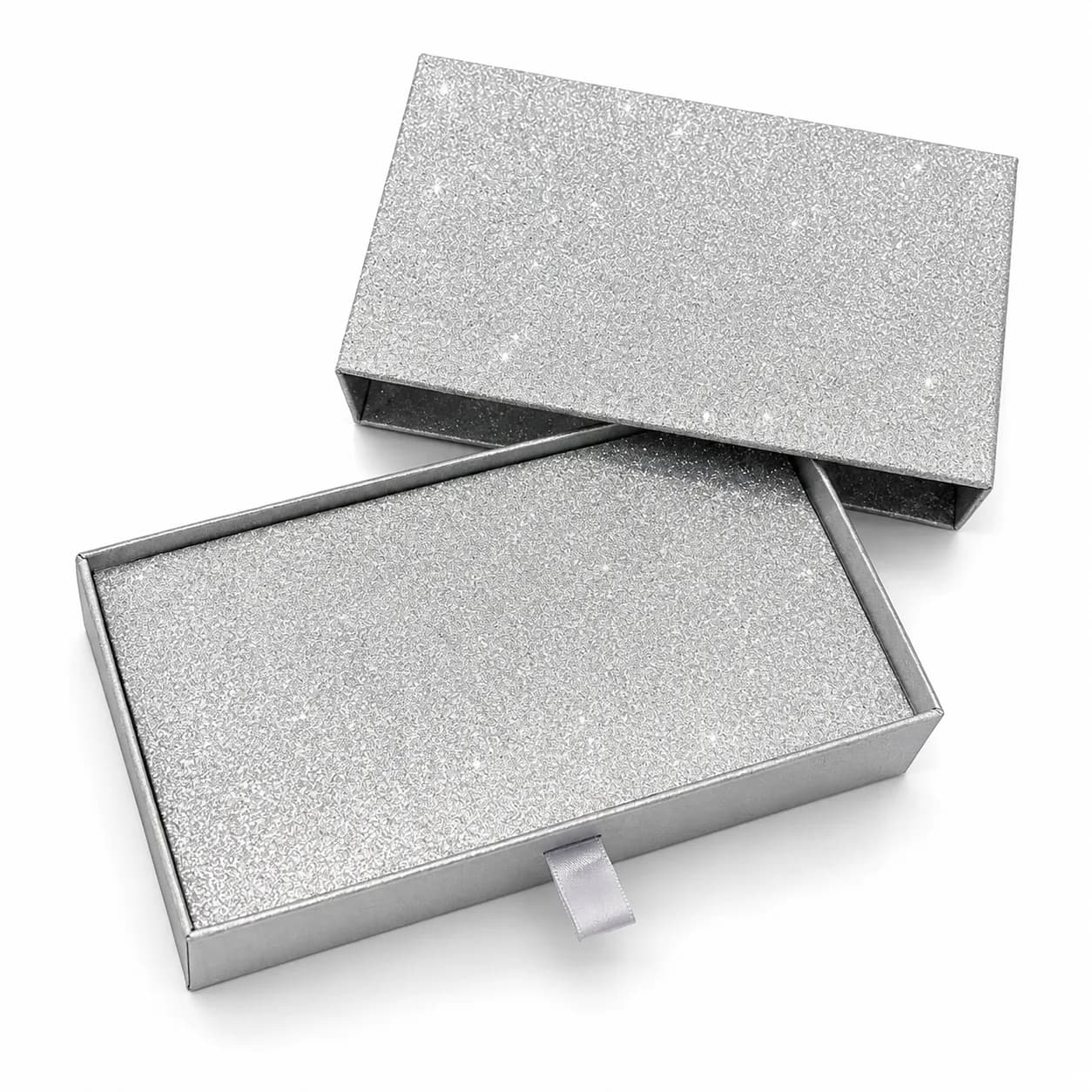 Custom Silver-Toned Drawer Perfume Box, view 2