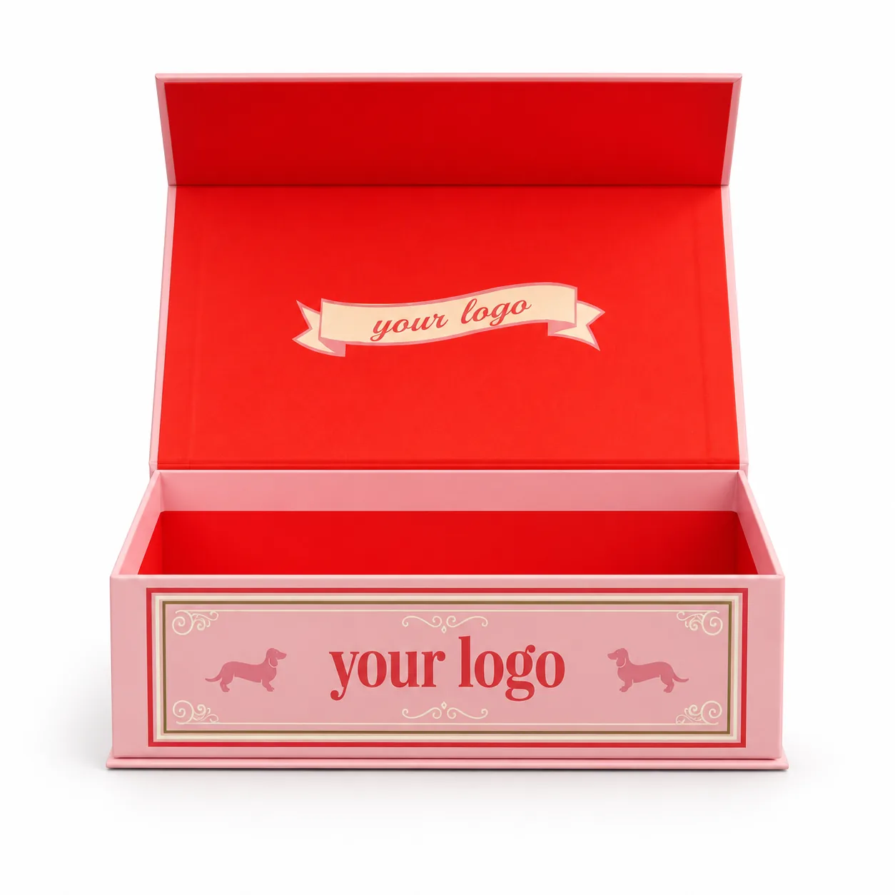 Custom Book-Style Rigid Gift Box, view 2