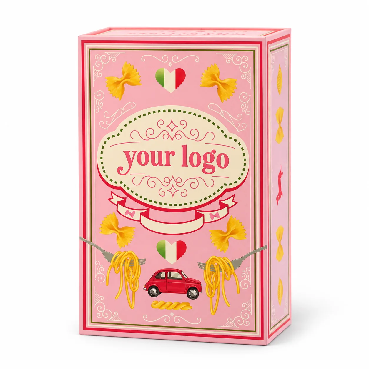 Custom Book-Style Rigid Gift Box, view 4