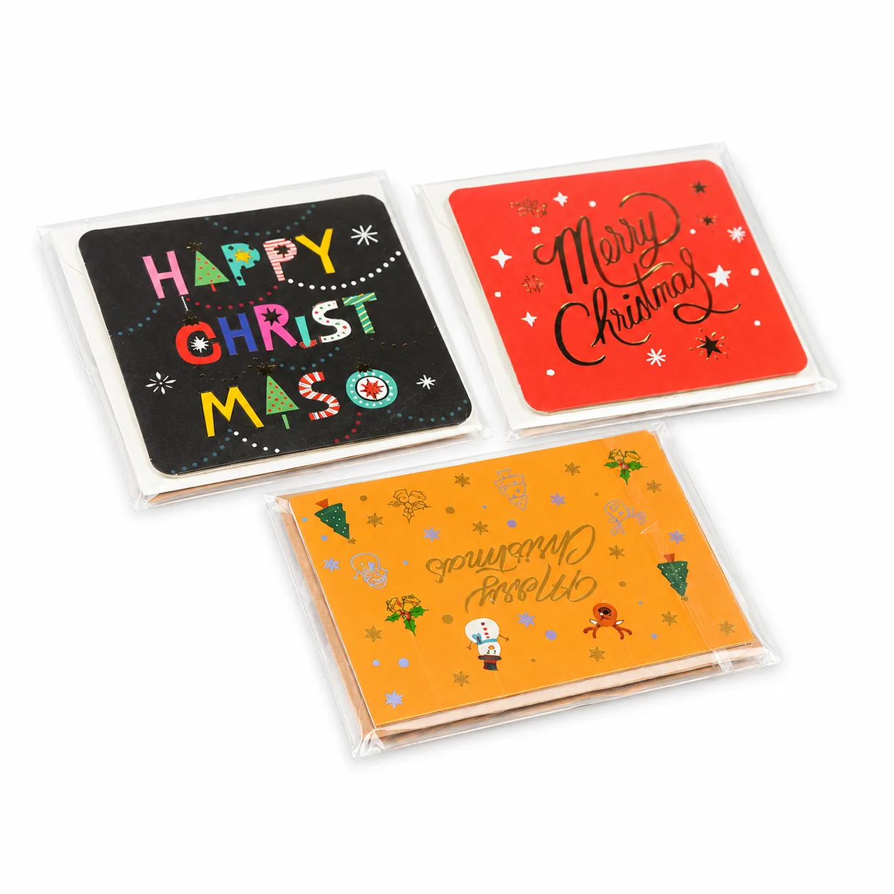 Custom Pop-Up Christmas Greeting Card, view 2
