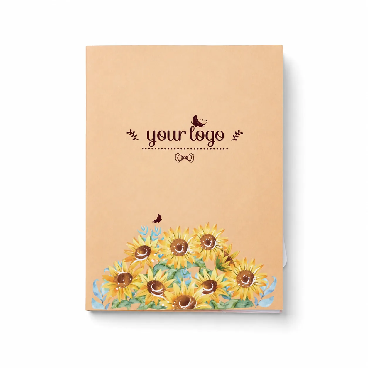 Custom Pop-Up Christmas Greeting Card, view 3