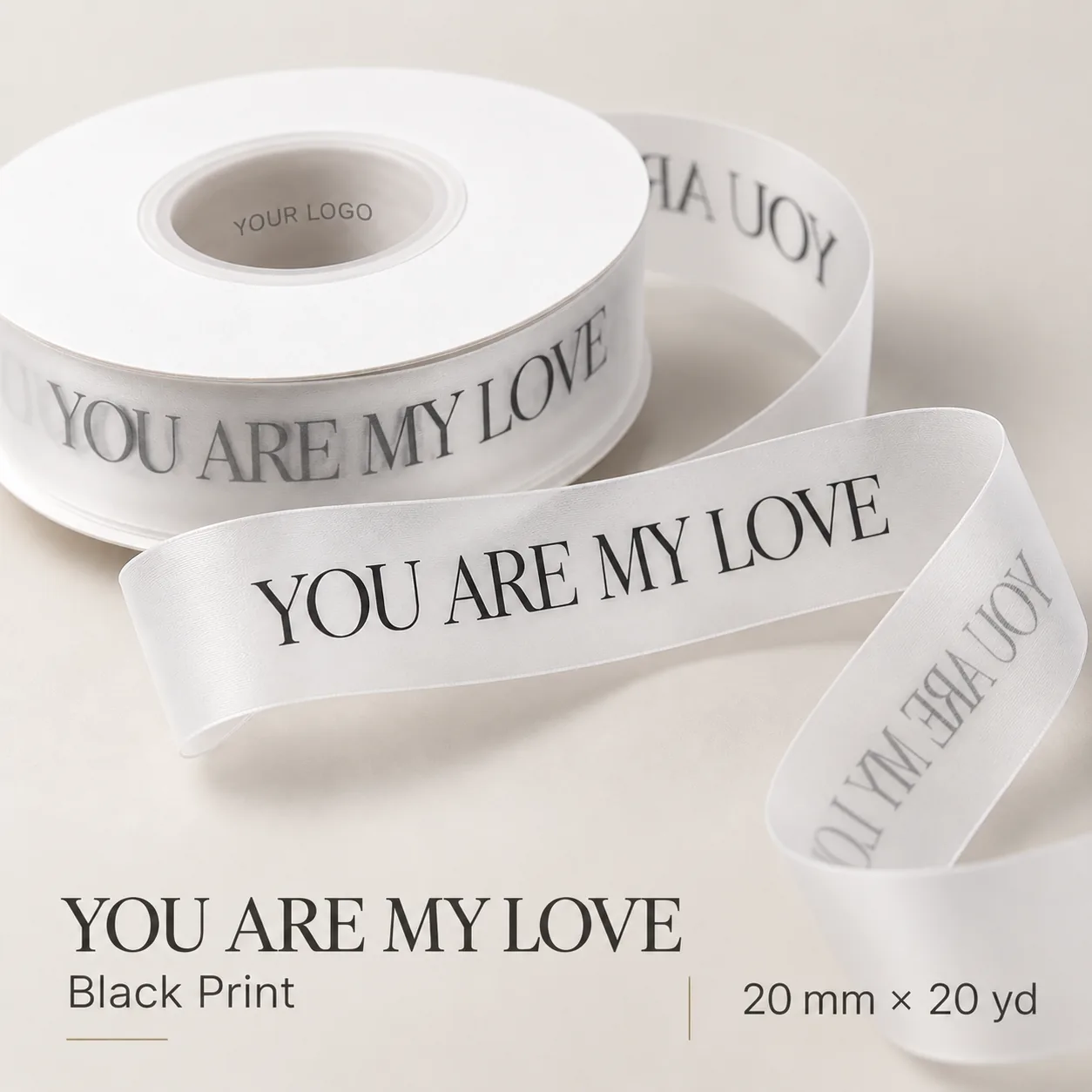 Custom Sheer Ribbon for Gift Packaging, selected variant view 2