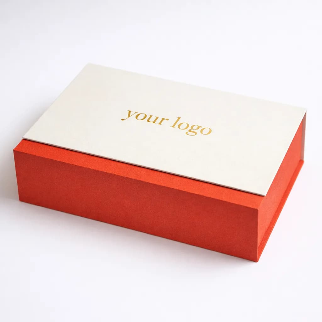 Custom Two-Panel Book-Style Rigid Box, selected gallery view 1