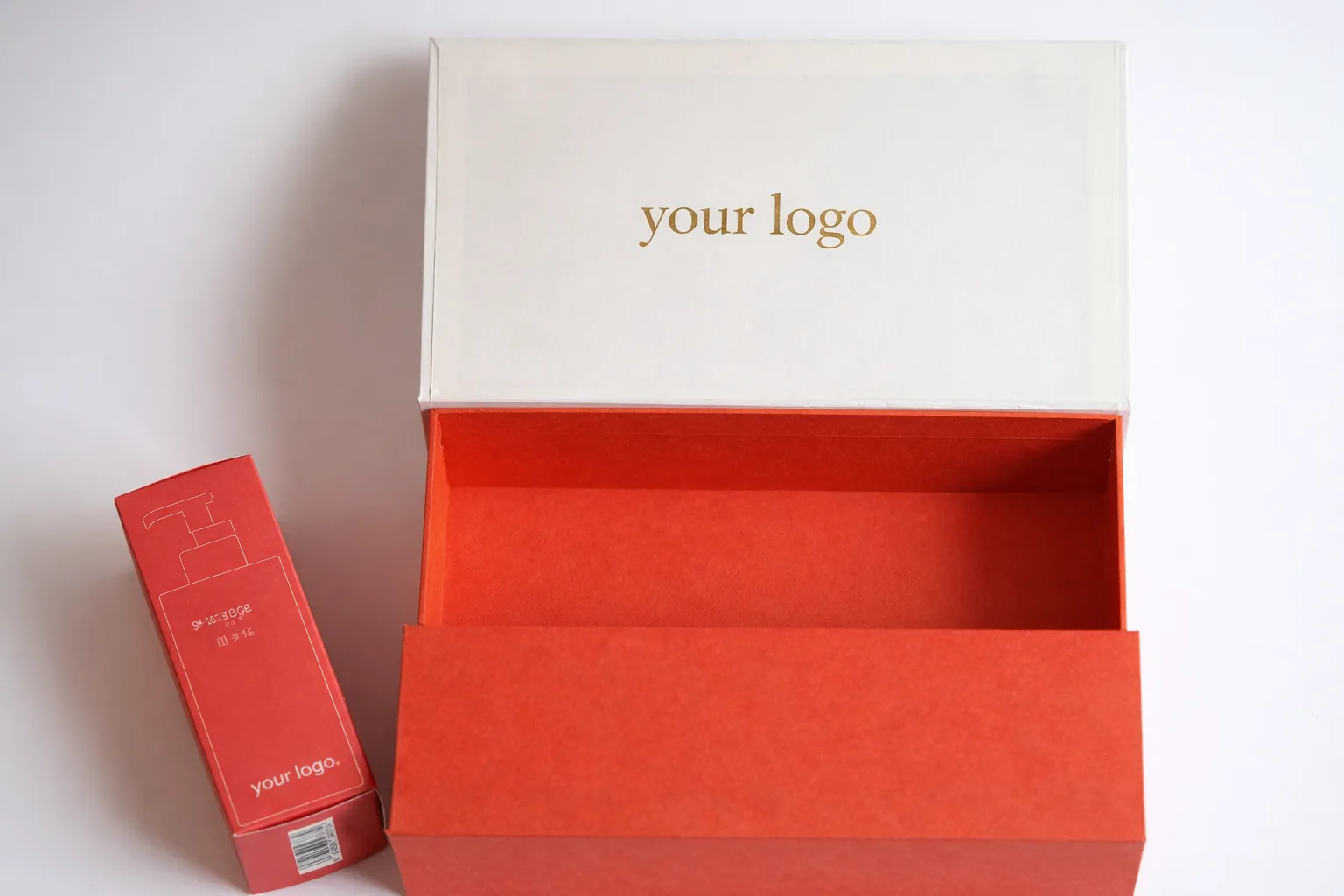 Custom Two-Panel Book-Style Rigid Box, view 2