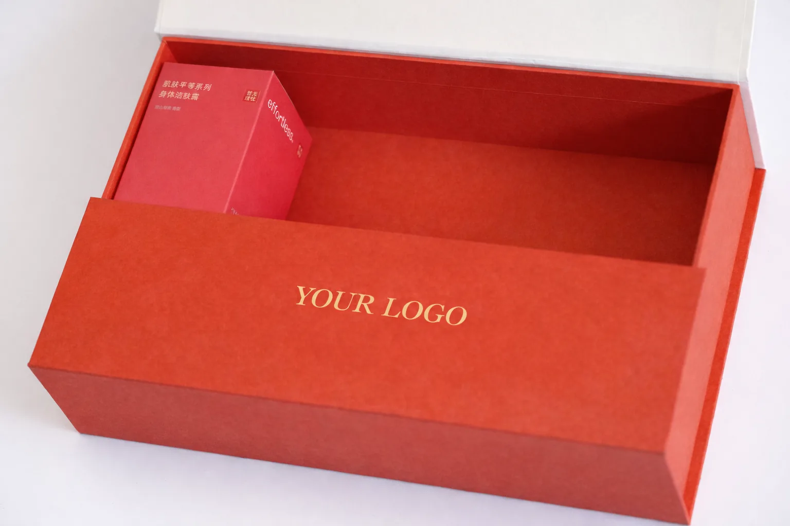 Custom Two-Panel Book-Style Rigid Box, view 3